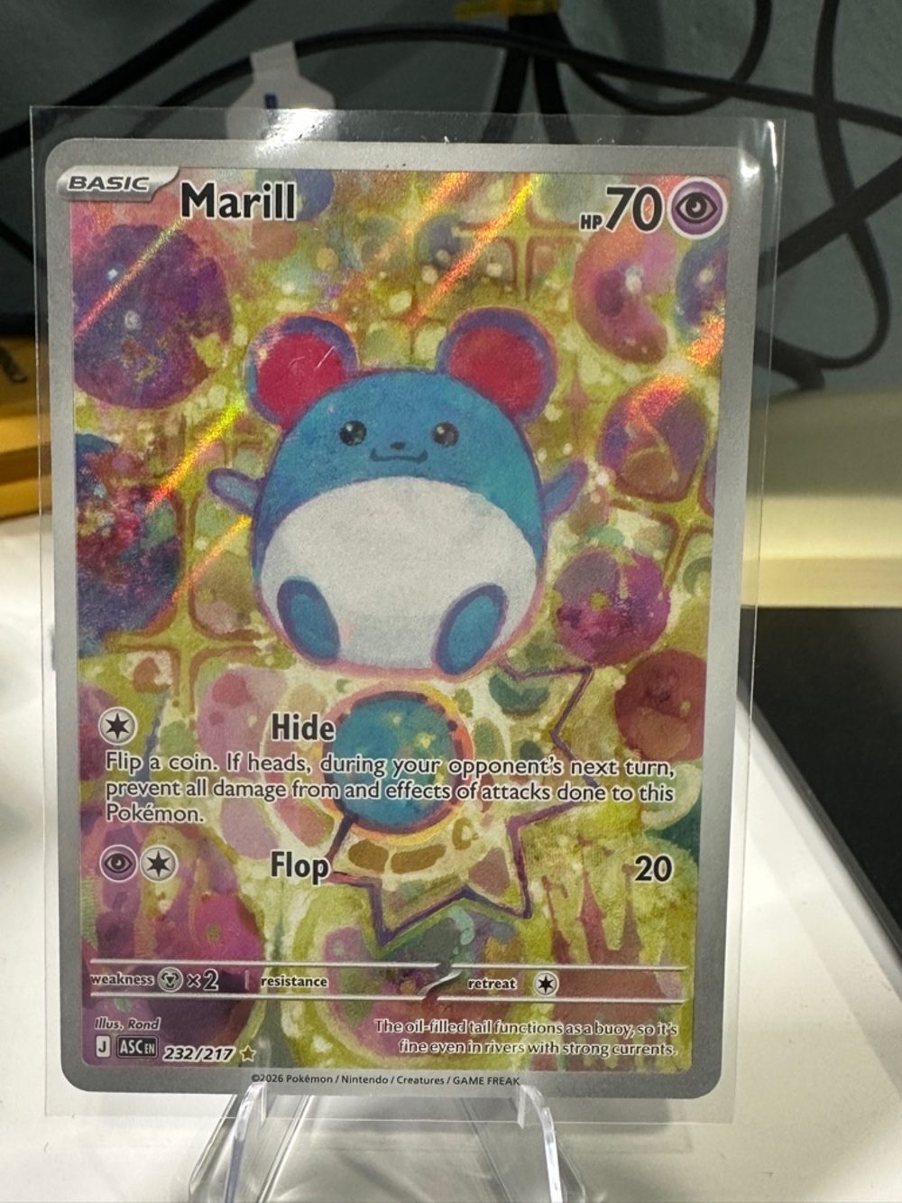 Pokémon TCG Marill 232/217 - Ascended Heroes - IR NM